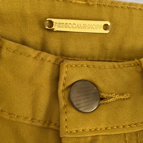 NEW Rebecca Minkoff Mustard Pants Size Waist 25 - Picture 7 of 9